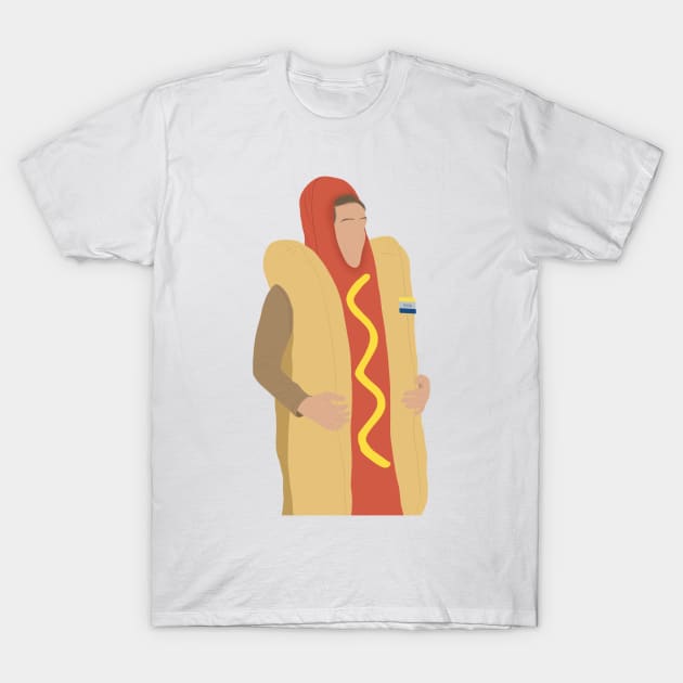 Superstore Glenn Sturgis Hotdog Costume Fan Art T-Shirt by senaeksi